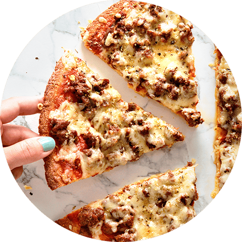 Keto-pizza
